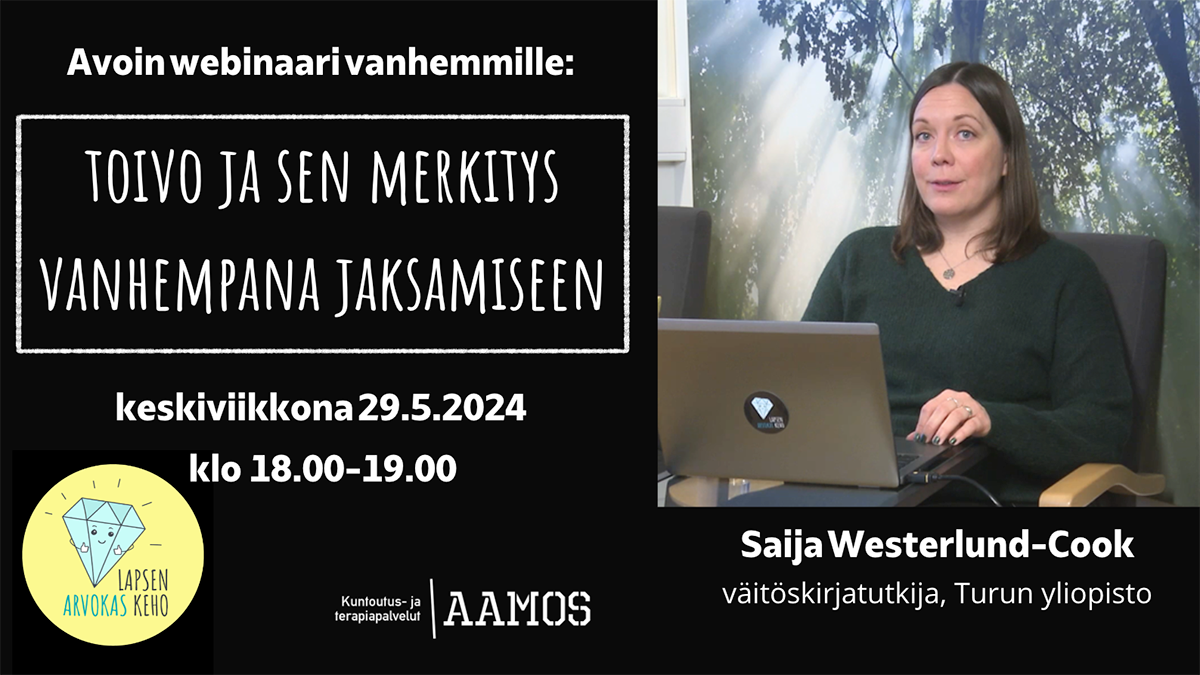 Saija Westerlund-Cook webinaari